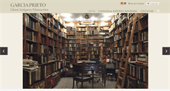 Desktop Screenshot of libreriagarciaprieto.com