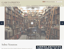 Tablet Screenshot of libreriagarciaprieto.com